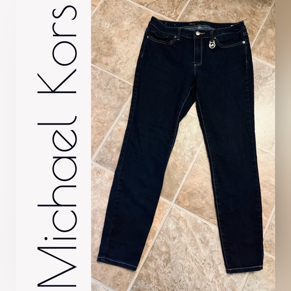 Michael Kors Blue Izzy Skinny Jeans Classic Fit -Sz 8- - Picture 1 of 4
